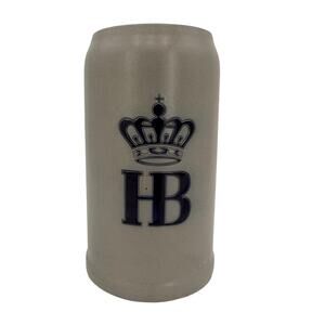 Hofbreahaus Menchen Hofbrau HB German Vintage 1 Liter Ceramic Beer Stein